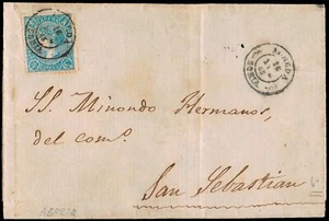 Soria - Edi o 75 - Carta Mat Fech. Tp. II "Agreda" - Imagen 1 de 1