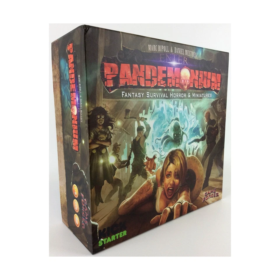 Jeu Forger Jeu De Société Pandemonium (Édition Kickstarter) Boîte VG+/NM - Photo 1/2