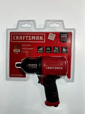 Craftsman 1/2 英寸驱动冲击扳手 750 英尺 LBS CMXPTSG1003NB — 第 1/3 张图片