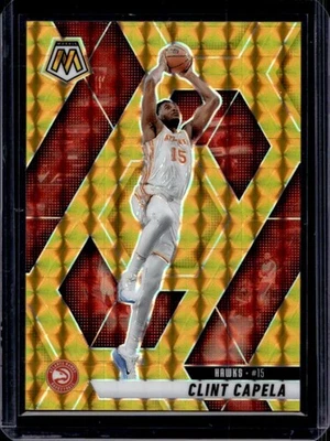 2024-25 Mosaic Clint Capela Gold #/10 Hawks - Image 1 of 2
