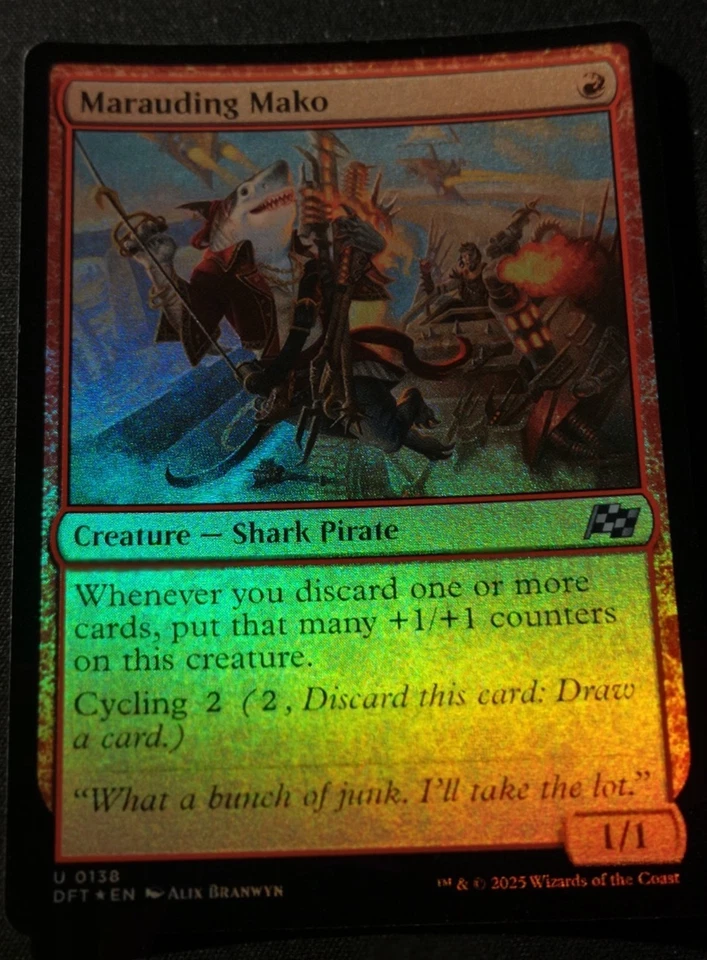 Marauding Mako - Foil - DFT - MTG - EN - NM - 0138 - Image 1 of 1