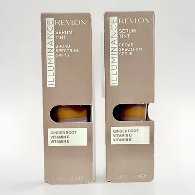 (2 Pack) Revlon - Illuminance Serum Tint SPF 15 #405 - Hazel - 0.94 Fl Oz Ea. - Image 1 of 4