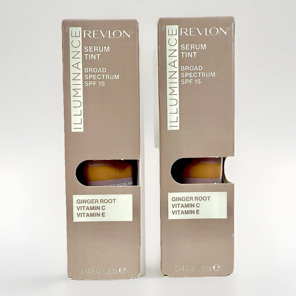 (2 Pack) Revlon - Illuminance Serum Tint SPF 15 #405 - Hazel - 0.94 Fl Oz Ea. - Image 1 of 4
