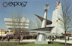 Great Britain UK Expo67 1967 World’s Fair Montreal Canada Postcard - Picture 1 of 2