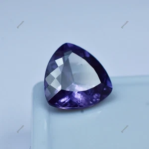 NATURAL Color Change ALEXANDRITE Trillion Cut 5.65 Ct CERTIFIED Loose Gemstone - Picture 1 of 8