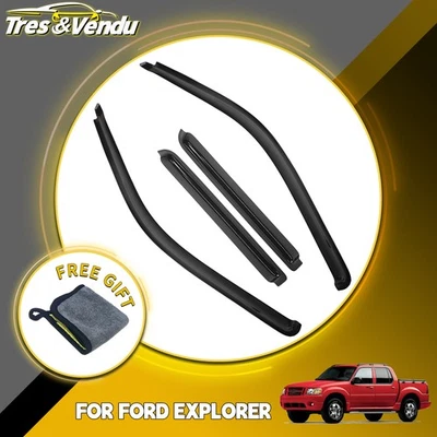 Tres&Vendu For 1991-2005 Ford Explorer 97-01 Mercury Mountaineer Window Visor US - Image 1 of 4