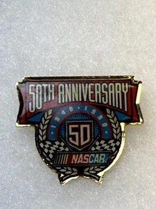 NASCAR 50TH ANNIVERSARY LOGO BLACK SKIZZED VERSION NASCAR RACING HAT PIN - Bild 1 von 5
