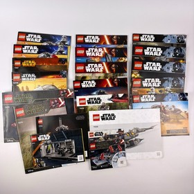 Lego Star Wars Lot of 20 Instruction Manuals Books 6209 7257 8097 75100 READ/SEE