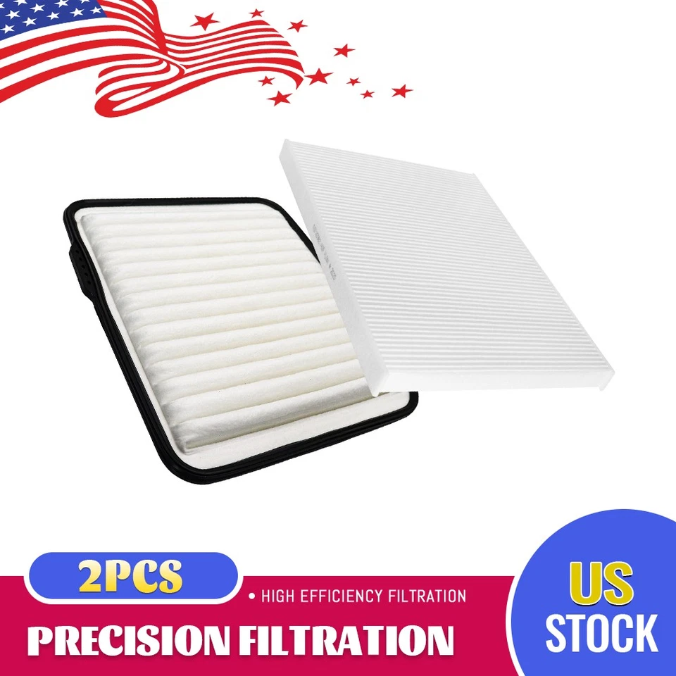 Engine & Cabin Air Filter Set For Buick Lucerne 2006 2007 2008 2009 2010 2011 - Image 1 of 4