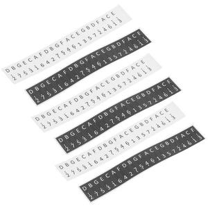 6pz Kalimba Learner Etichette Pollice Pianoforte Adesivi per Allenamento Musicale Principianti - Foto 1 di 17