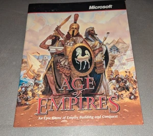 Age of Empires INSTRUCTION MANUAL ONLY PC game big box - Picture 1 of 4