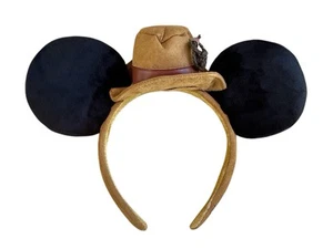 Disney Park Indiana Jones Mickey Mouse Ears Headband - Picture 1 of 5