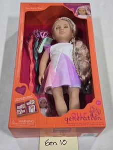 Our Generation Jessie Doll 18" Hair Play Set Blonde Extendable Hair New in Box - Picture 1 of 8
