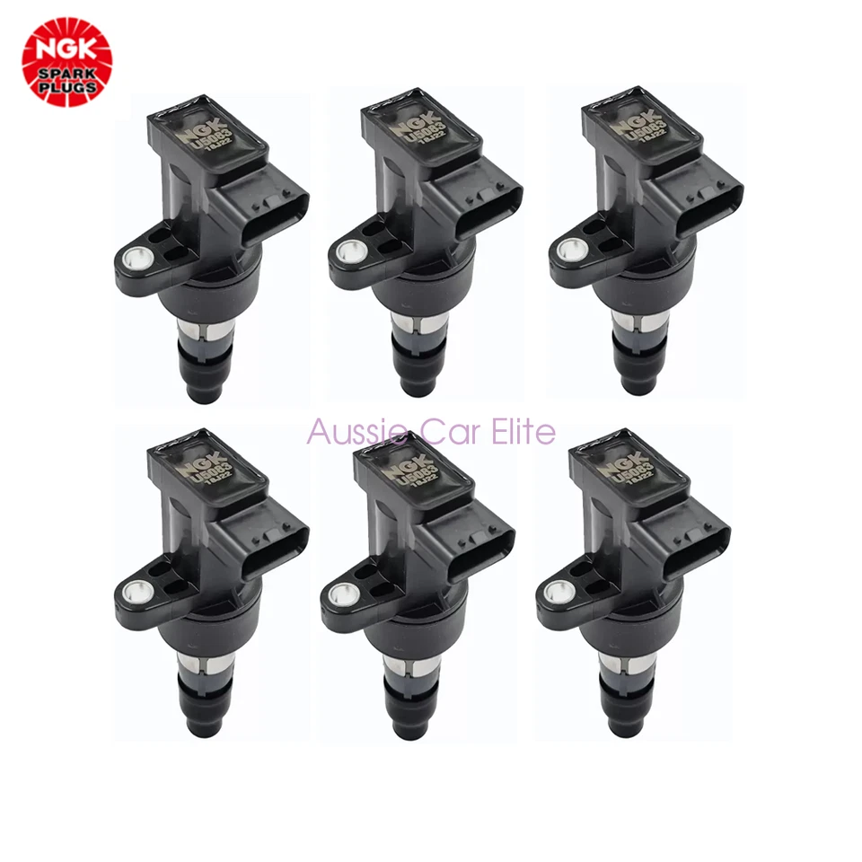 U5083 Juego de 6 bobinas de encendido OEM NGK para Jaguar S-Type X400 1999-10 3,0 V6 Foto 1 de 4
