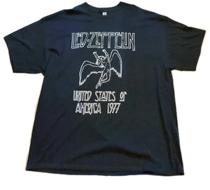 Led Zeppelin United States Of America 1977 T Shirt Size 2XL Good Condition - Picture 1 of 6
