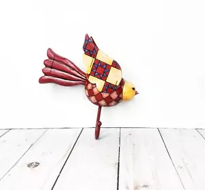 Jim Shore Red Bird Wall Hook RARE HTF - Picture 1 of 7