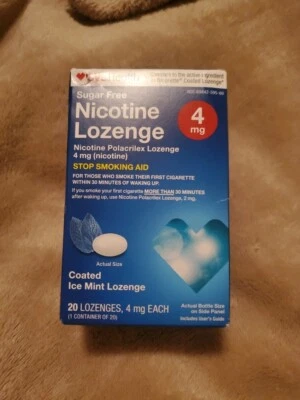 CVS Sugar-Free Nicotine Lozenges 4mg 20 count - Image 1 of 2