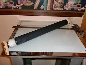 10x15 Kluge  letterpress printing press roller rubber with trucks - Picture 1 of 2