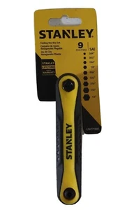 STANLEY STHT71801 9- Piece Folding SAE Hex Key Tool Set,  0016 - Picture 1 of 5