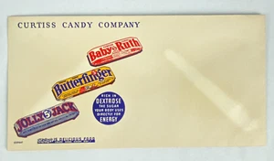 Busta stazionaria Curtiss Candy Baby Ruth Jolly Jack 5 centesimi vintage - Foto 1 di 6