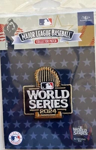 PARCHE ESTILO CAMISETA SERIE MUNDIAL 2024 MLB BÉISBOL CON LICENCIA OFICIAL ¡ENVÍO AHORA! - Imagen 1 de 1