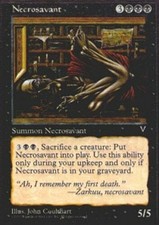 1x Necrosavant MTG Visions NM Magic Regular