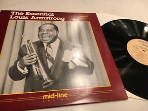 Louis Armstrong Lp The Essential Louis Armstrong Vol. 1 (1987) On Vanguard - EX - Picture 1 of 3