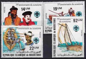Mauritania 1982 Yvert 496/99 Boy Scouts MNH VF - Picture 1 of 1