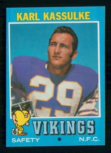 KARL KASSULKE RC 1971 TOPPS 71 NO 46 EXMINT 37299 - Bild 1 von 2