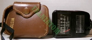 Medidor de exposición de lectura directa Weston vintage modelo 853 con estuche de cuero - Imagen 1 de 3