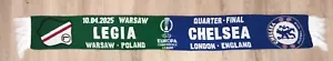 scarf "Legia" Warsaw - "Chelsea" London 2025 04 10 - Picture 1 of 2