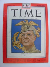 TIME MAGAZINE August 14 1950 General Edward Craig USMC Earl Cochell Furuhashi