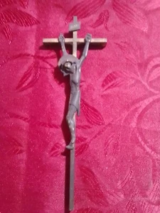 Antikes Kruzifix Bronze 18 cm - Bild 1 von 3