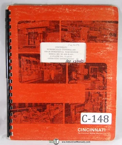 Cincinnati 450-24 Numerically Controlled Vercipower Operation Manual - Picture 1 of 3