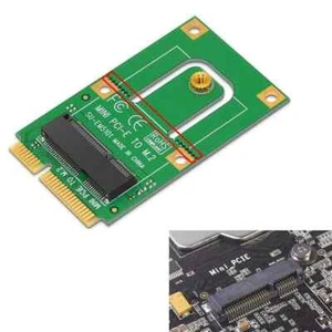 Mini PCI-E to m2 Adapter Converter Expansion Card m2 Key NGFF E Interface for m2 - Picture 1 of 6