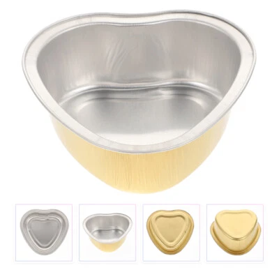 12Pcs Wax Melting Bowls Aluminium Foil Wax Bowls Bean Melting Wax Warmer Pot