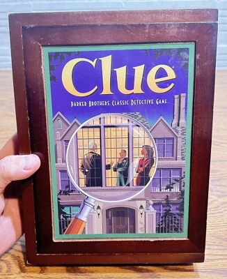 CLUE Parker Brothers Vintage Game Collection Wooden Book Box VGC Complete - Image 1 of 4
