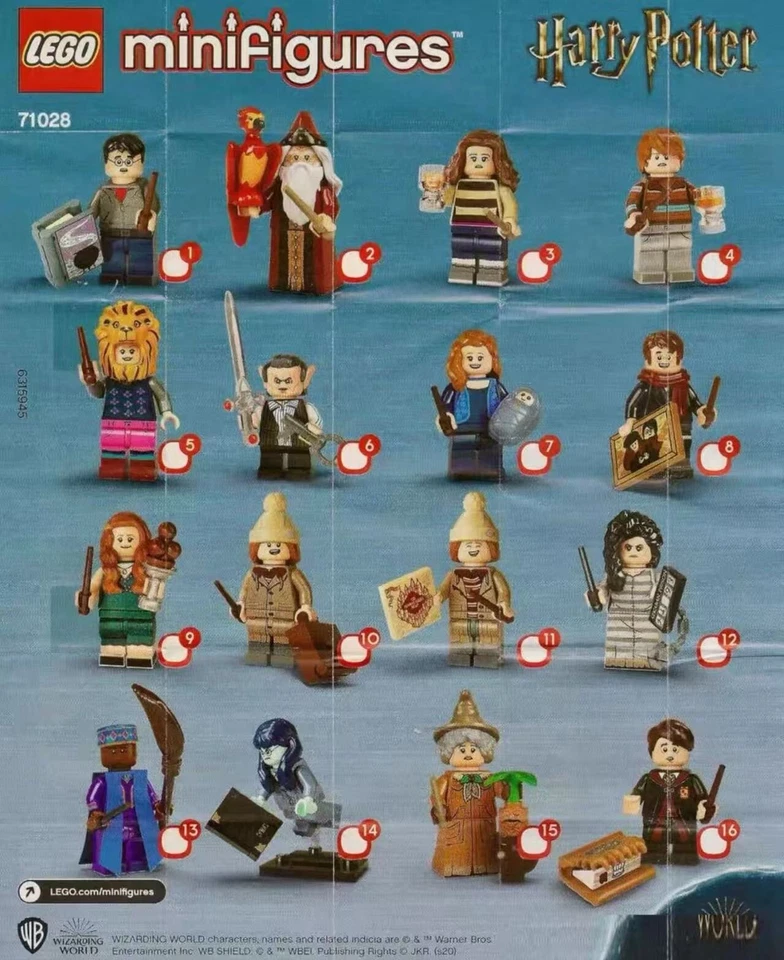 LEGO 71028 Harry Potter Series 2 – Complete Set of 16 Minifigures | NEW & SEALED - Image 1 of 1