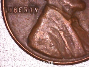 1955 Lincoln Wheat Penny L-Rim and ( 1 ) 955 Error - Picture 1 of 10
