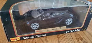 Maisto Lamborghini Gallardo Spyder schwarz 1:18 Diecast Special Edition mit Riemen - Bild 1 von 5