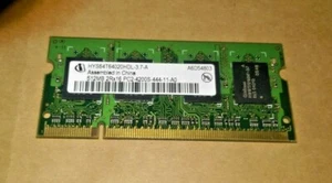 Infineon HYS64T64020HDL-3.7-A 512MB 2Rx16 PC2-4200S-444-11-A0 DDR2 Laptop RAM - Picture 1 of 2