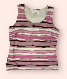 VINTAGE Valerie Stevens Sleeveless Top Size M Shirt Grunge Pop Business Casual - Picture 1 of 15