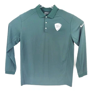 NikeGolf Dri Fit Mens 2014 Sochi Winter Olympics Golf Polo L/S Green Size XL - Picture 1 of 5