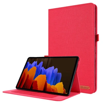 For Samsung Galaxy Tab S9 S8 Plus Ultra S7 FE A8 A7 Smart Case Folio Stand Cover - Image 1 of 4