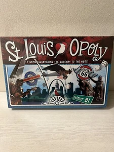 STL St Louis-opoly Monopoly Family Style Board Game by Late for the Sky Made USA - Picture 1 of 3