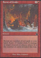 4x Scent of Cinder MTG Urza's Destiny NM Magic Regular