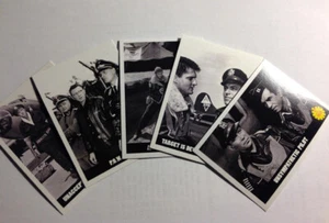 12 O'CLOCK HIGH 1964-67 TV-Serie 1 ~ fünf Karten Promo Set ~ Robert Lansing/Paul Burke - Bild 1 von 1