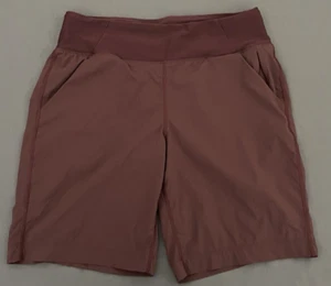 Prana Koen Shorts Womens Medium Burgundy Hiking Shorts Outdoor Activewear - Picture 1 of 10