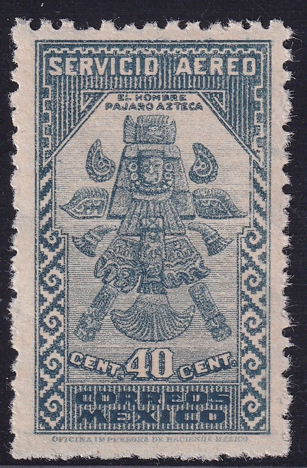 maj71 Mexico 1947 Aztec Birdman Sc#C174 Mc#963 - Image 1 of 1