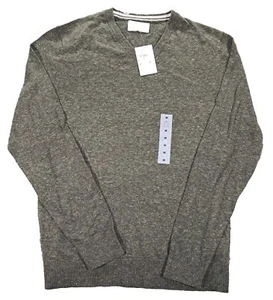 New Old Navy Shirt Mens Sz Medium Sweater V-Neck Soft Washed Dress Long Sleeve - Picture 1 of 10